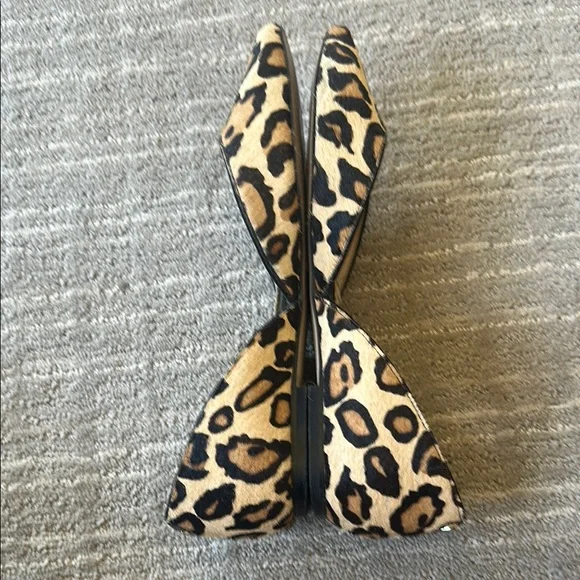 Sam Edelman Brown and Black Flats with Animal Print - Picture 5 of 7